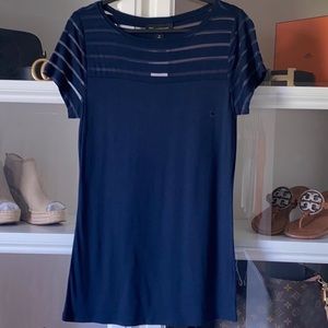 NWT Navy Blue INC Top